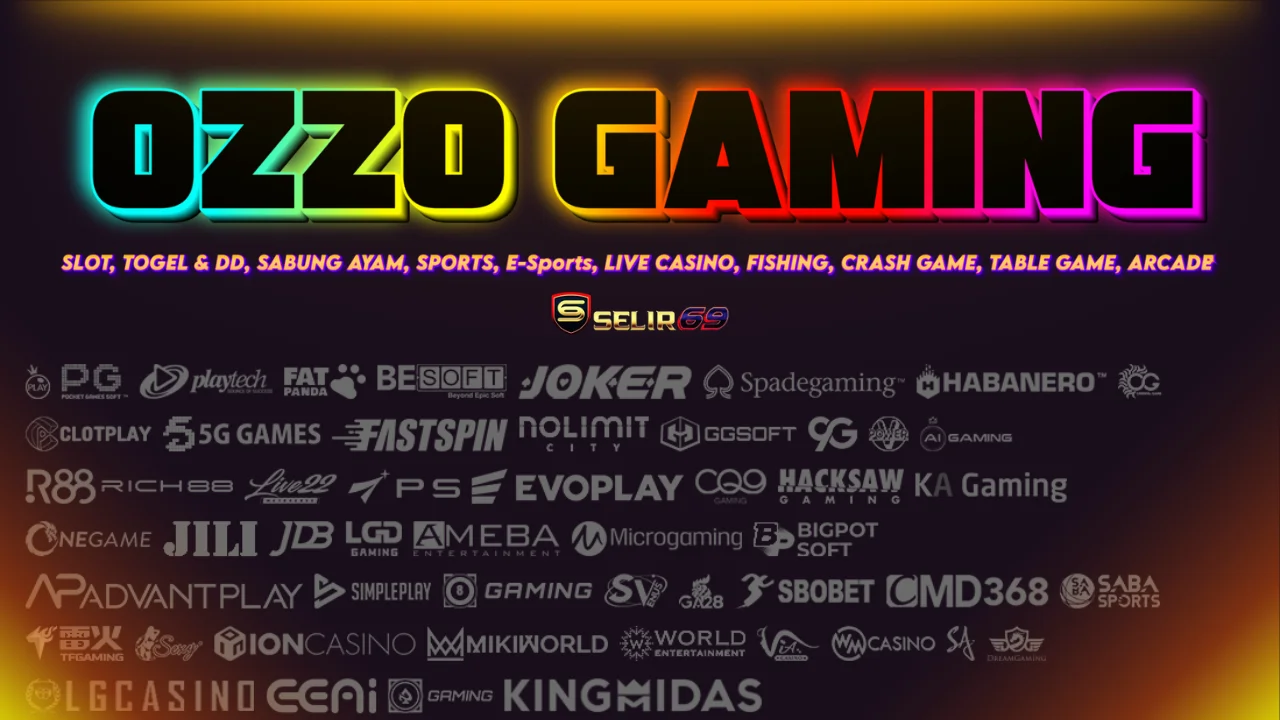 Ilustrasi visual modern dari game digital Ozzo Gaming